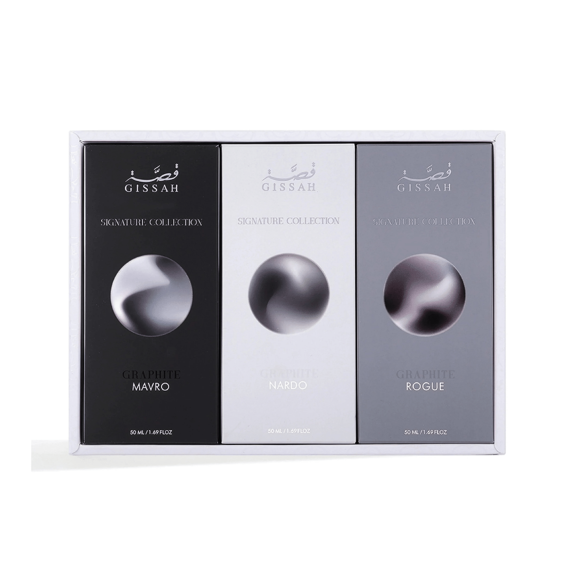 Graphite Set - 3x50ml - Gissah - Fragrance Forte