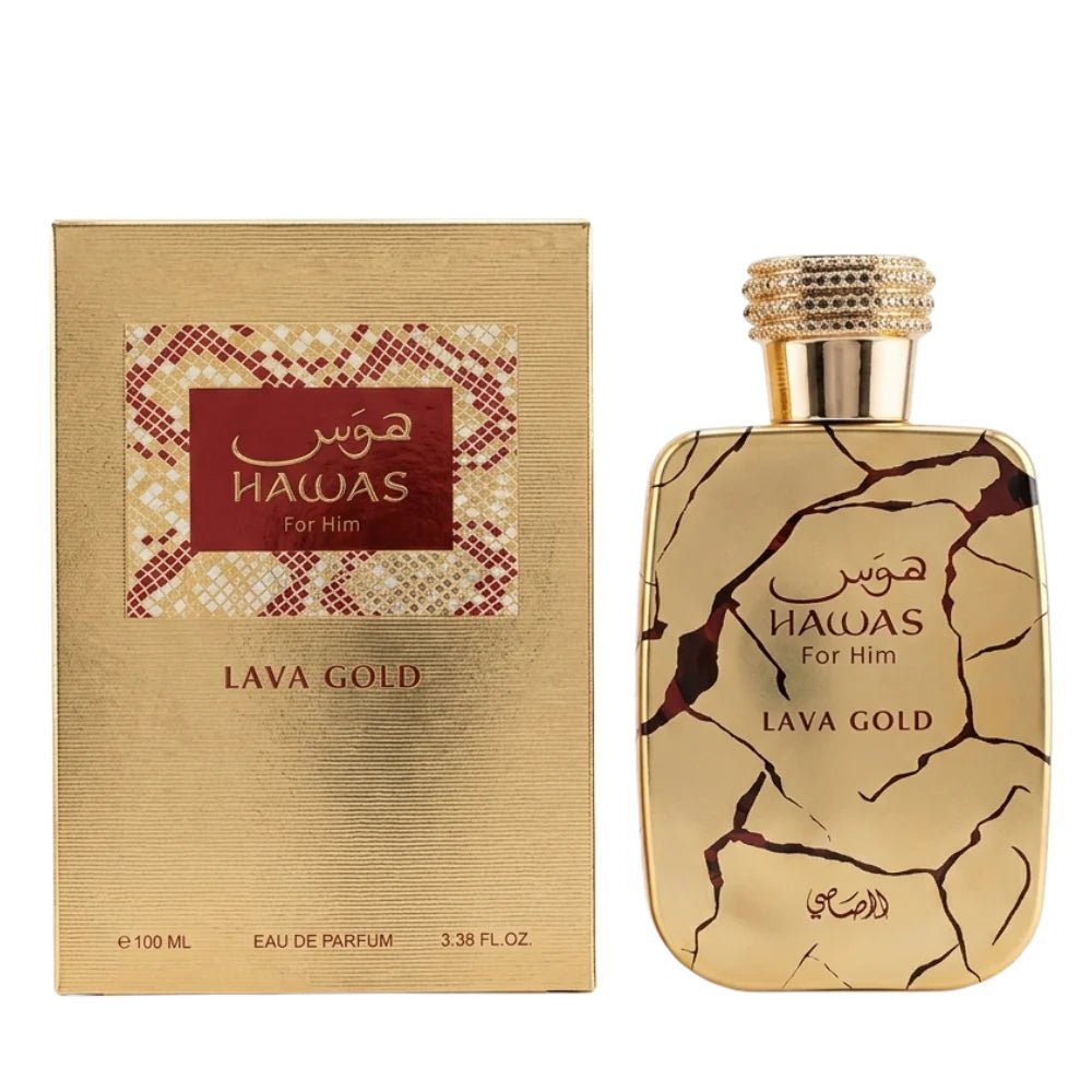 Hawas Lava Gold EDP 100ml - Rasasi - Fragrance Forte