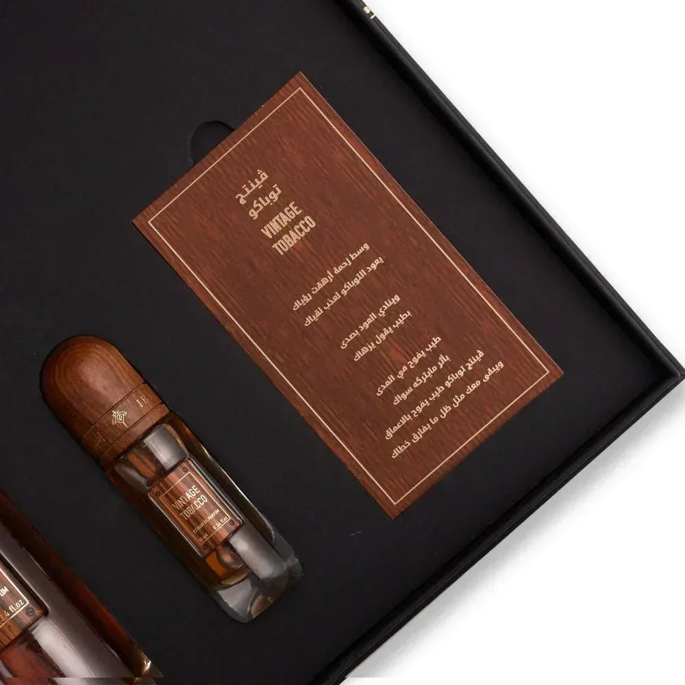 Vintage Tobacco Collection (100ml+10ml) - Ibrahim Al Qurashi (IBRAQ) - Fragrance Forte