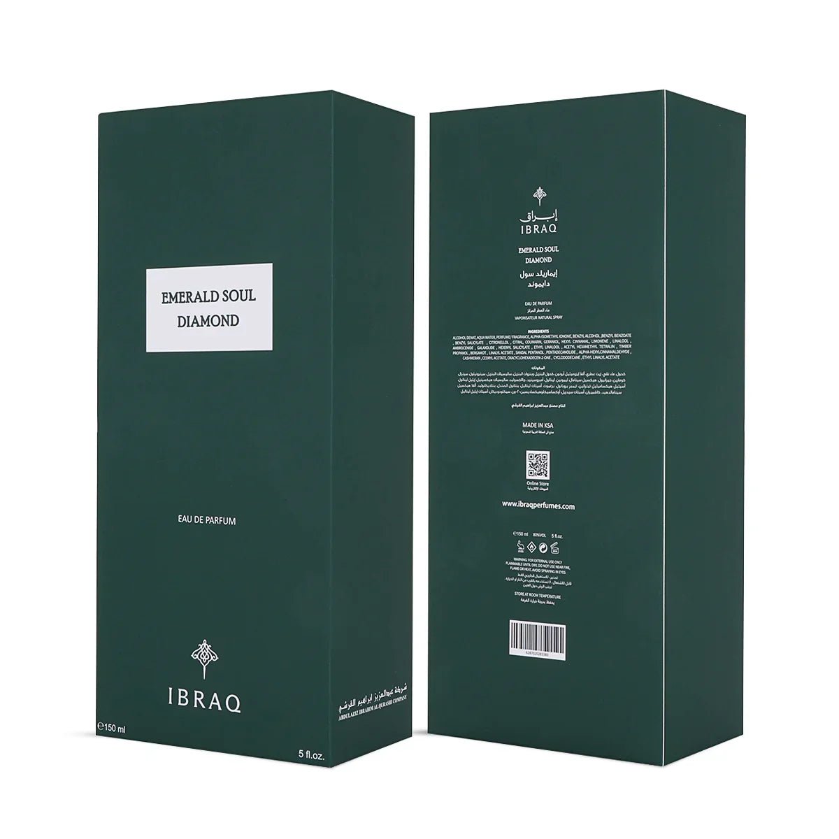 Emerald Soul Diamond EDP 150ml - Ibrahim Al Qurashi (IBRAQ) - Fragrance Forte