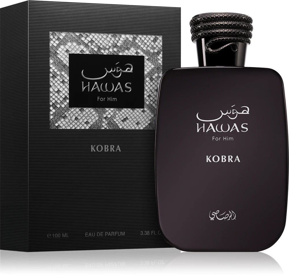 Hawas Kobra EDP 100ml - Rasasi - Fragrance Forte