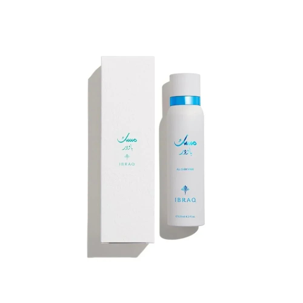 Powder Musk All Over Spray 125ml - Ibrahim Al Qurashi (IBRAQ) - Fragrance Forte